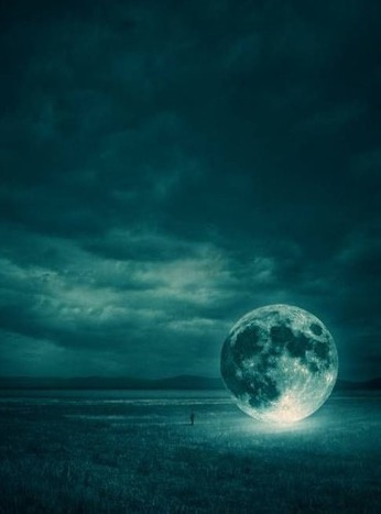Два мистика - Луна в облаках