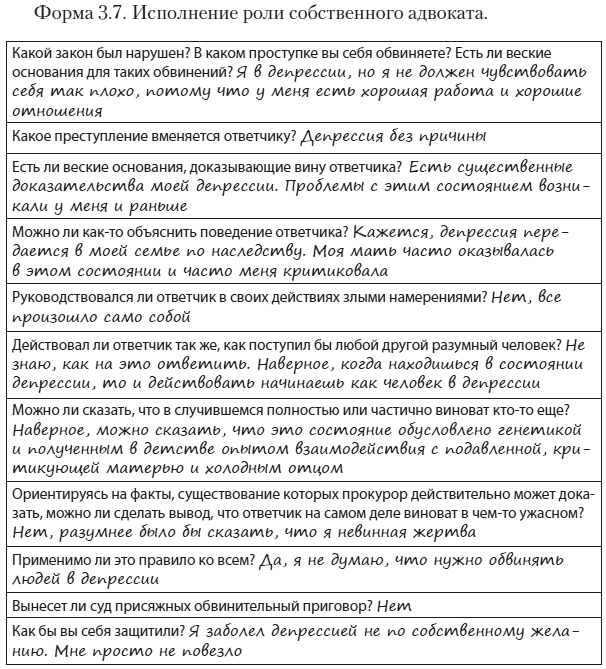 Техники когнитивной психотерапии