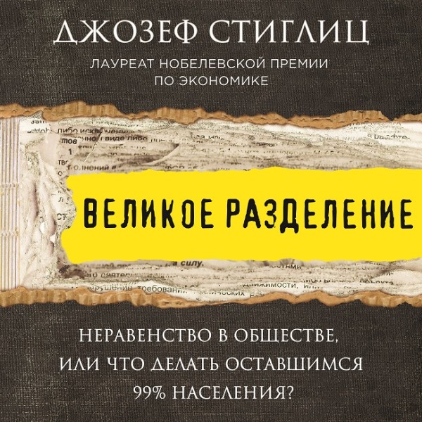 Великое разделение. Неравенство в обществе, или Что делать оставшимся 99% населения? - Стиглиц Джозеф