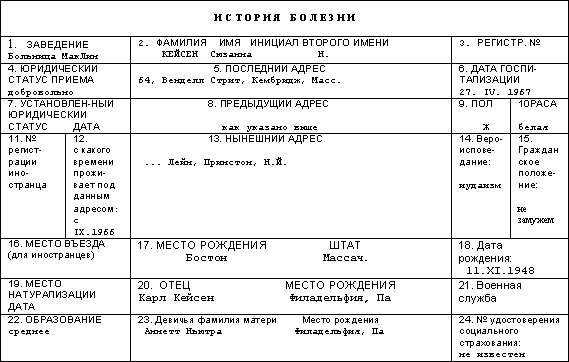 Прерванная жизнь