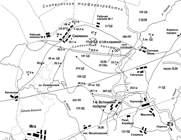 Битва за Синявинские высоты. Мгинская дуга 1941-1942 гг.