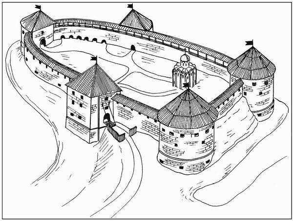 Русские крепости и осадная техника VIII-XVII вв.