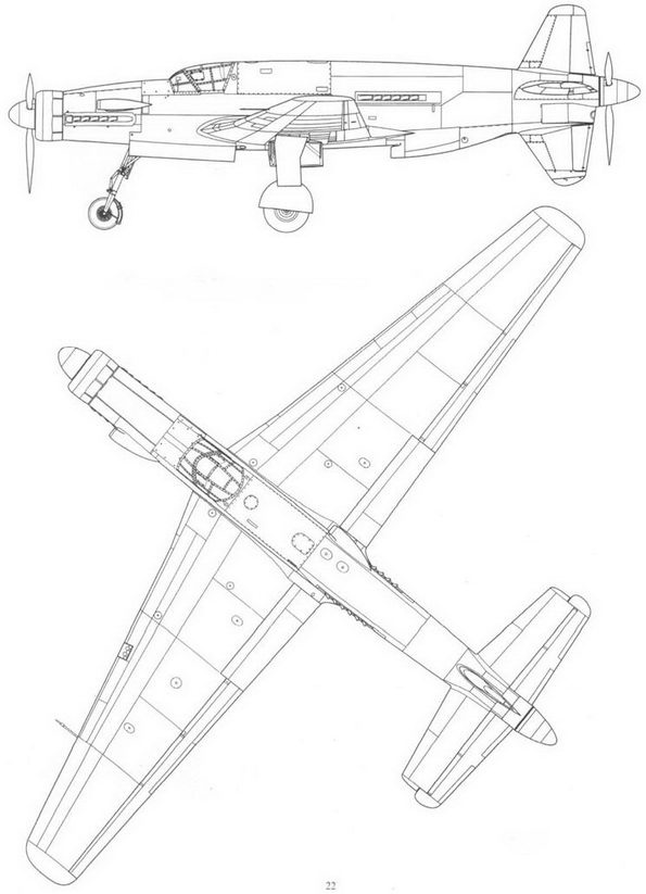 Do 335 «Pfeil». Самый быстрый поршневой истребитель. Часть 1