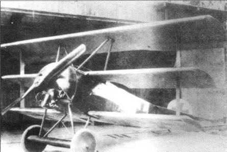 Боевое применение трипланов Fokker Dr I в Первой Мировой войне