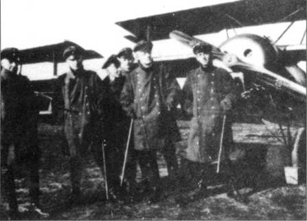 Боевое применение трипланов Fokker Dr I в Первой Мировой войне