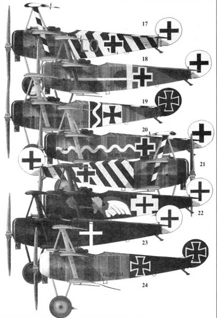 Боевое применение трипланов Fokker Dr I в Первой Мировой войне