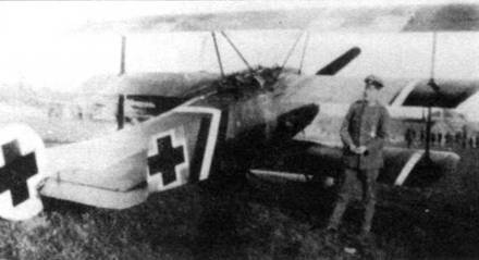 Боевое применение трипланов Fokker Dr I в Первой Мировой войне