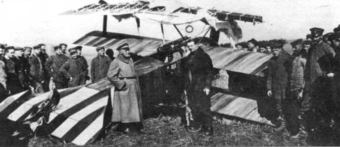 Боевое применение трипланов Fokker Dr I в Первой Мировой войне