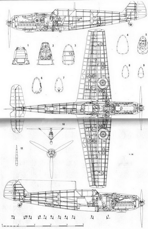 Messerschmitt Bf 109. Часть 1