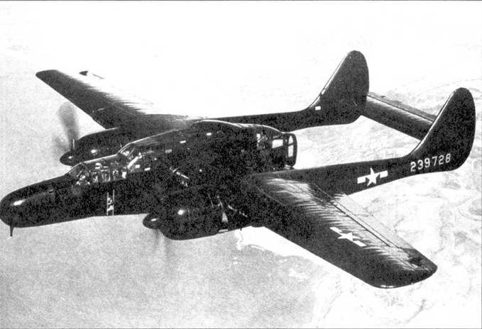 Nortrop P-61 BLack Widow. Тяжелый ночной истребитель США