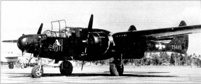 Nortrop P-61 BLack Widow. Тяжелый ночной истребитель США