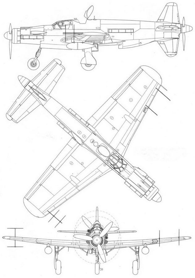 Do 335 «Pfeil». Самый быстный поршневой истребитель. Часть