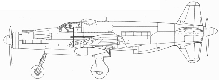 Do 335 «Pfeil». Самый быстный поршневой истребитель. Часть