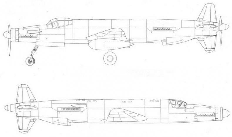 Do 335 «Pfeil». Самый быстный поршневой истребитель. Часть