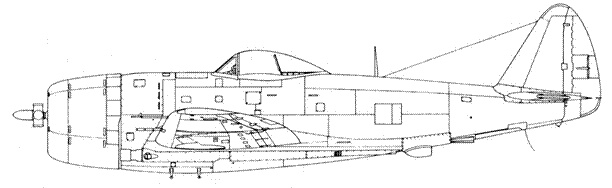 Р-47 «Thunderbolt» Тяжелый истребитель США