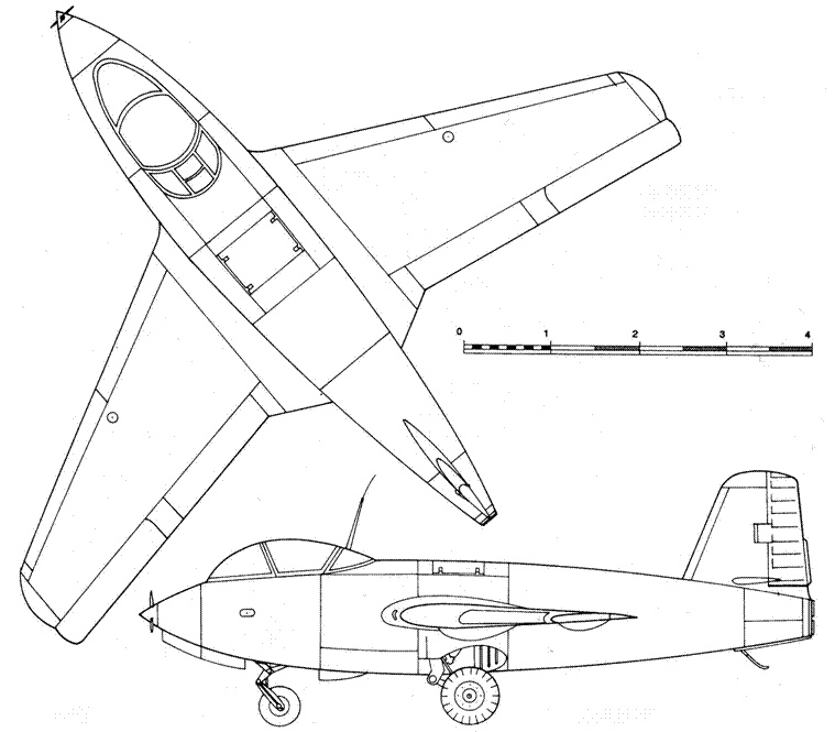 Me 163 ракетный истребитель Люфтваффе