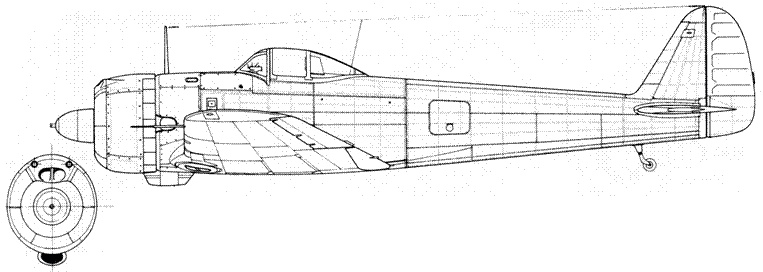 Ki 43 «Hayabusa» часть