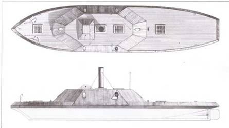 Казематные броненосцы южан, 1861–1865