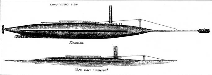 Субмарины и минные катера южан, 1861–1865