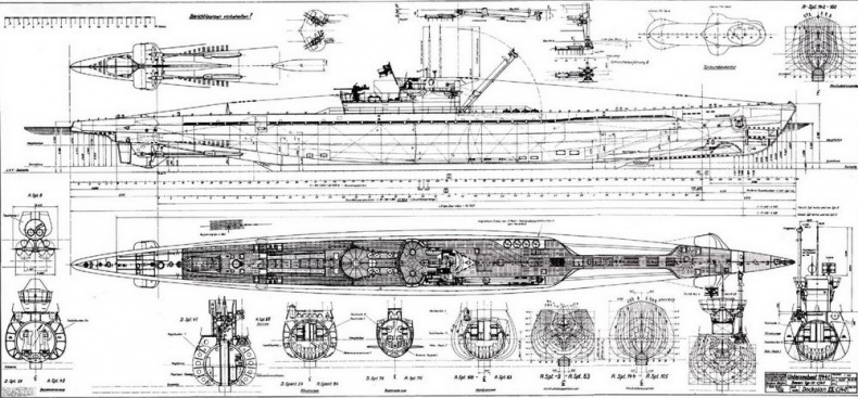 Германские субмарины Тип IXC крупным планом