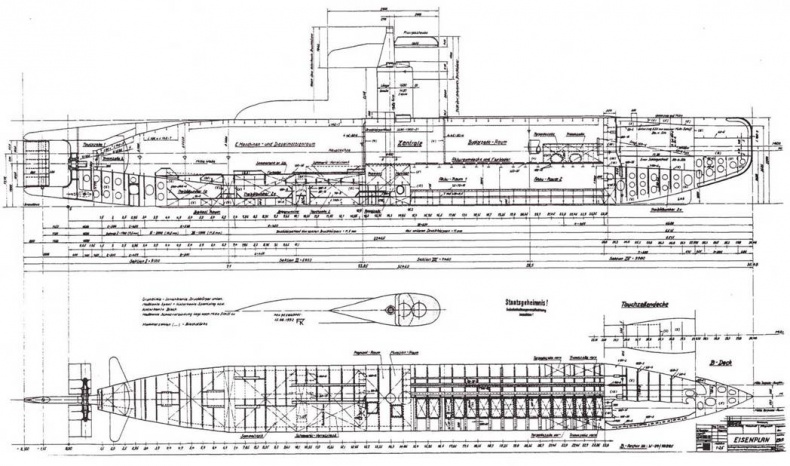 Германские субмарины Тип XXIII крупным планом