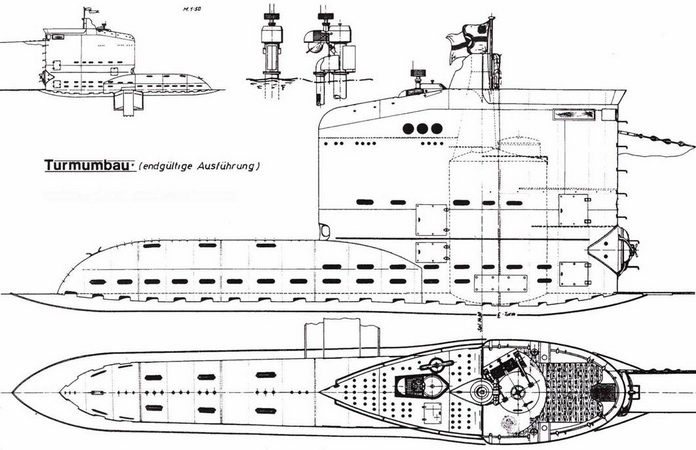 Германские субмарины Тип XXIII крупным планом