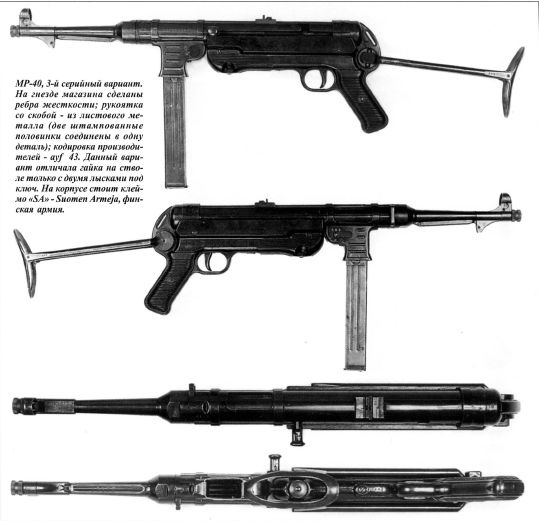 Пистолет-пулемет MP 38/40. Оружие германской пехоты