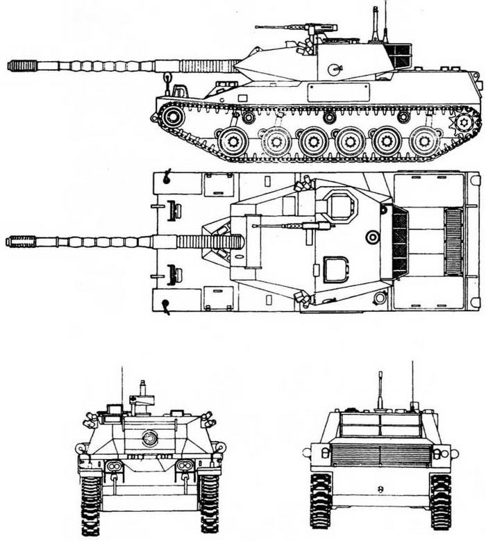 Легкие танки зарубежных стран, 1945–2000