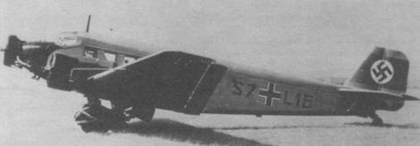 Транспортный самолет Юнкерс Ju 52/3m