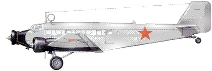 Транспортный самолет Юнкерс Ju 52/3m