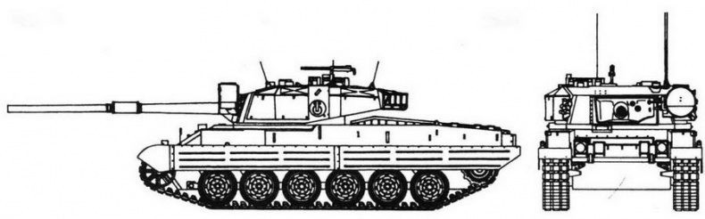 Средние и основные танки зарубежных стран, 1945–2000. Часть 1