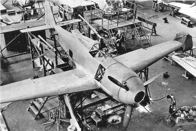 Фокке-Вульф Fw 190, 1936-1945