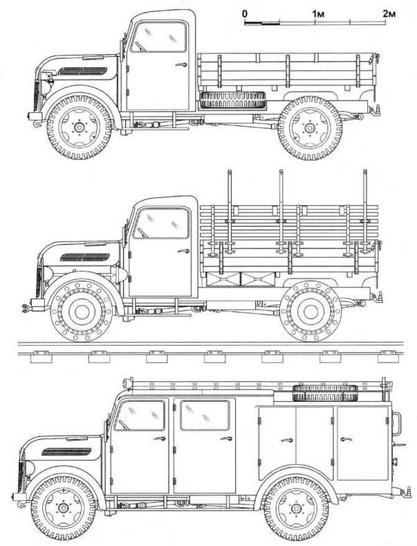 Полуторатонные грузовики Германии 1939—1945 гг.