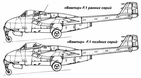 Истребитель Де Хэвилленд «Вампир»