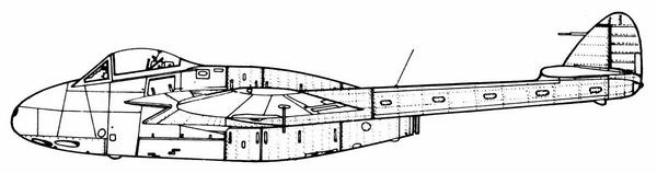 Истребитель Де Хэвилленд «Вампир»