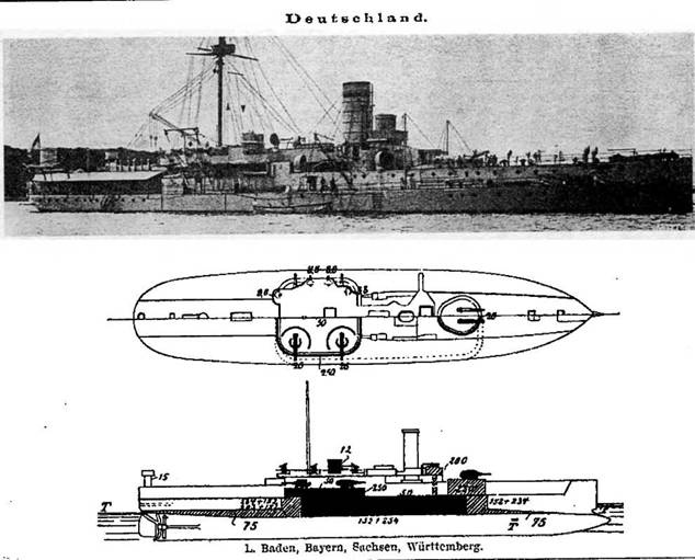 Первые броненосцы Германии