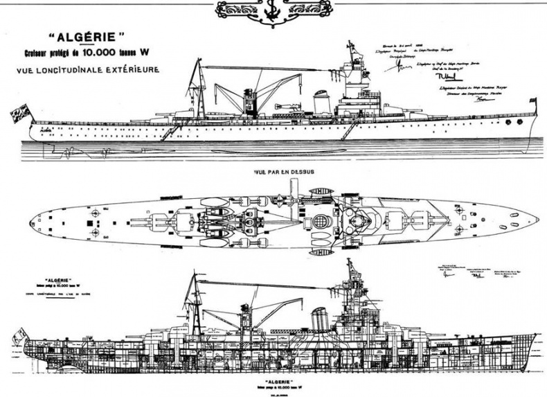 Тяжелый крейсер “Алжир&quot; (1930-1942)