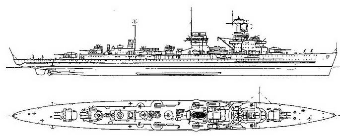 Легкие крейсера типа «Нюрнберг». 1928-1945 гг.