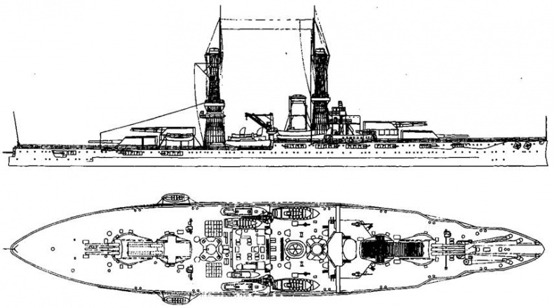 Линейные корабли Соединенных Штатов Америки. Часть II. Линкоры типов “New York”, “Oklahoma” и “Pennsylvania”