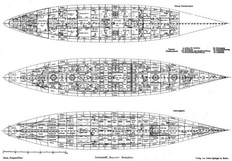 Линейные корабли типа &quot;Баерн&quot;. Последние дредноуты империи кайзера Вильгельма II.