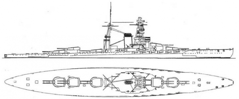 Линейные корабли типа &quot;Нагато&quot;. 1911-1945 гг.