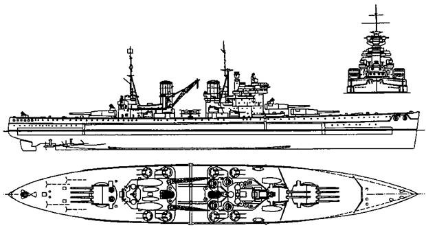 Линейные корабли типа “Кинг Джордж V”. 1937-1958 гг.