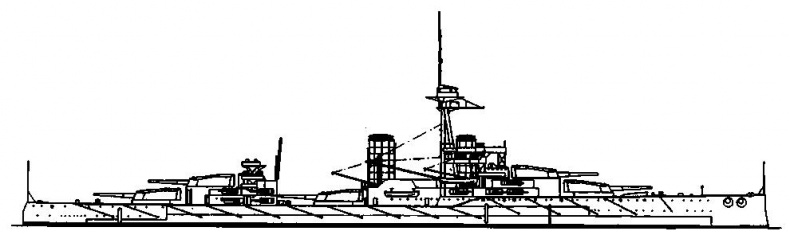 Линейные корабли типа “Орион”. 1908-1930 гг.