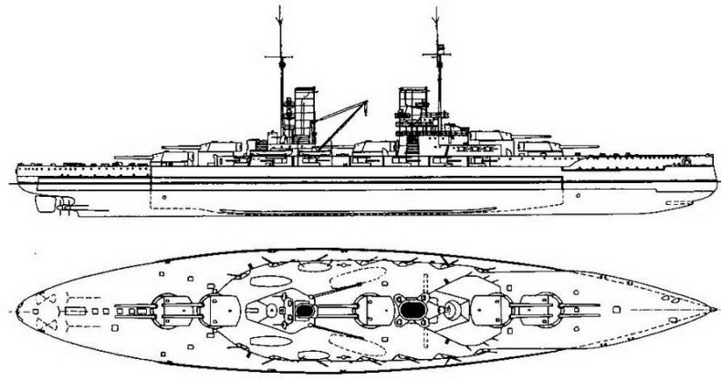 Линейные корабли типов “Кайзер” и “Кениг”. 1909-1918 гг.