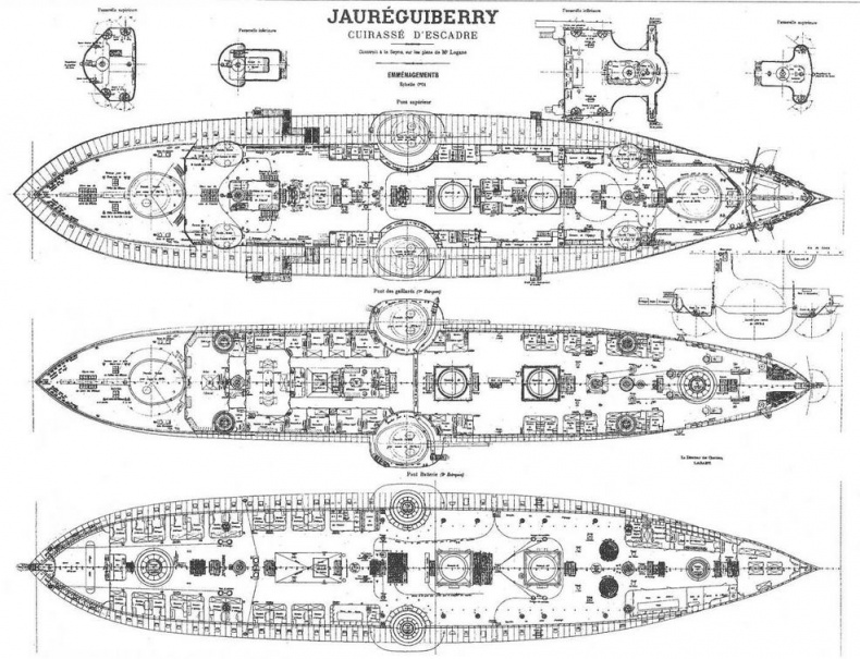 Образцовые броненосцы Франции. Часть I. “Жорегибери”. 1891-1934 гг.