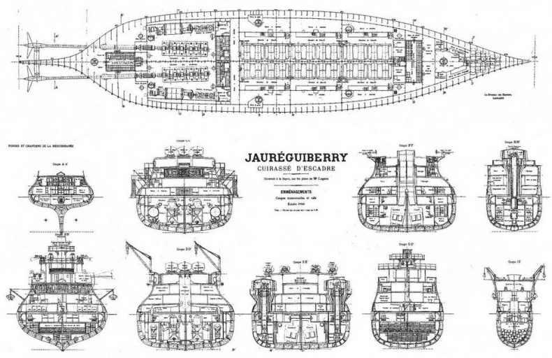 Образцовые броненосцы Франции. Часть I. “Жорегибери”. 1891-1934 гг.