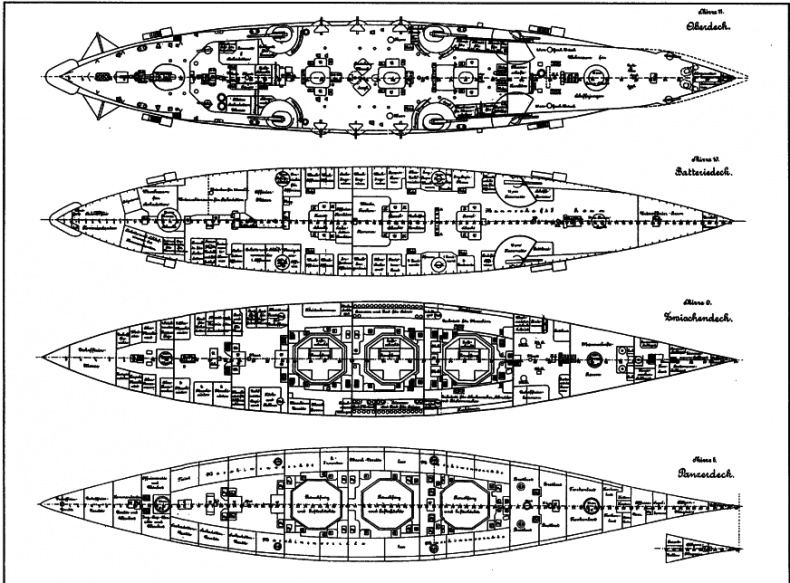 Броненосные крейсера Германии. Часть I